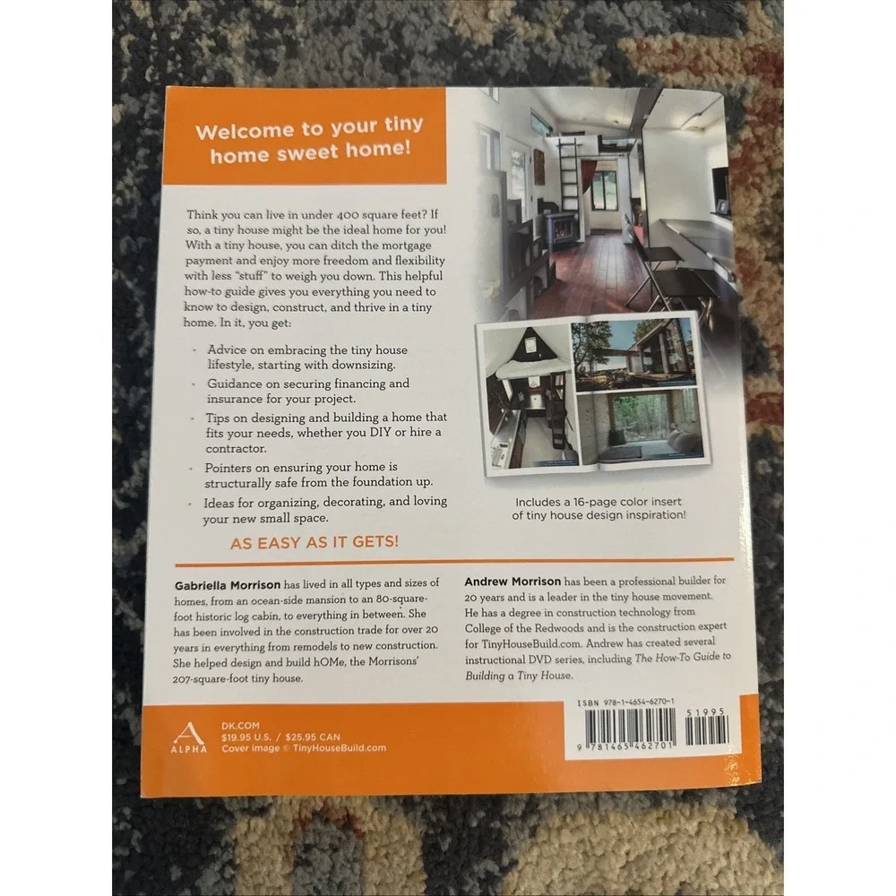Idiot's Guides Tiny House Designing Building and Living‎ Book Paperback OS